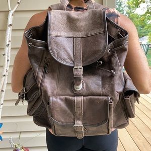 Marlboro Leather Backpack